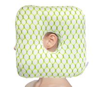 1 PCS Ear Piercing Pillow with Ear Hole Light Green Soft and Comfortable