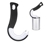 1 pcs Effortless J-Shaped Ring Pull Can Opener - Ideal Kitchen Aid for Weak Hands - Durable, Non-Slip Handle - Perfect for Arthritis - Opens Cans with Ease!