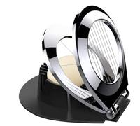 1 pcs Egg Slicer, Egg Cutter Heavy Duty Slicer for Boiled Eggs Strawberry Fruit Garnish Slicer, Stainless Steel Wire with 3 Slicing Styles, Dishwasher Safe