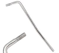 1 PCS Electric Guitar Tremolo Arm, Metal For Whammy Bar Accessory for Easy Installation on Single Bridges (Silver)