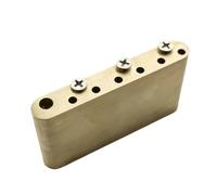 1 PCS Electric Guitar Tremolo System Bridge Stainless Steel Block Brass Block for Mexico for Fen-der/for Squ-ier CV(ST Brass Block)