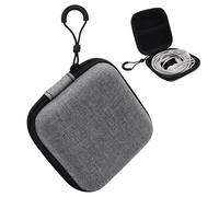 1 Pcs Eva Headphone Storage Bags,Headphone Case,Earbuds Case,Multi-Functional Portable Storage Cases With 5 Pcs Data Cable Straps,Portable Eva Earbud Storage Pouches with for Put Wired Headset