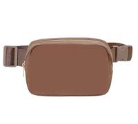 1 Pcs Fashionable Fanny Packs Crossbody Bags, with Adjustable Belt, for Lady Girls and Men (Brown)