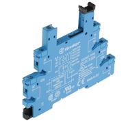 1 pcs - Finder 93 5 Pin 6-24V dc DIN Rail Relay Socket, for use with 34.81, 34.5
