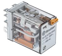 1 pcs - Finder Plug In Power Relay, 230V ac Coil, 12A Switching Current, DPDT