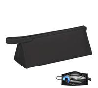 1 PCS Fits Dyson Hair Dryer Case Hair Tool Bag, PU Leather Travel Protection Bag, Portable Waterproof Dustproof Storage Bag Organizer for Shark HD430 FlexStyle for Dyson Airwrap Travel Case (Black)