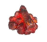 1 Pcs Flameless Fireplace Light Artificial Led Fireplace 3D Charcoal Lamp Led Charcoal Burning Lamp with Realistic Log Wood Burning Flame for Home Indoors Outdoor