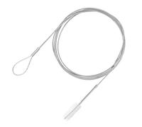 1 PCS Flexible Feeding Tube Cleaning Brush,Drain Unblocker Tool,Slim Drain Hole Cleaning Tool Hose Pipe Cleaning Brush for Refrigerator Drain Pipe, Kitchen Sink, Shower Drain Pipe etc(150CM,White)