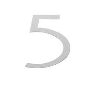 1 PCS Floating Exterior House Hotel Building 3D Digits Number Art Nordic Home Decor Wall Sticker Acrylic(6*)