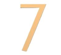 1 PCS Floating Exterior House Hotel Building 3D Digits Number Art Nordic Home Decor Wall Sticker Acrylic(7.,12cm)