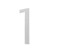 1 PCS Floating Exterior House Hotel Building 3D Digits Number Art Nordic Home Decor Wall Sticker Acrylic(2*)