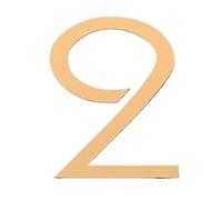 1 PCS Floating Exterior House Hotel Building 3D Digits Number Art Nordic Home Decor Wall Sticker Acrylic(2.,5cm)