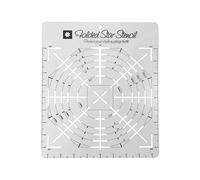 1 Pcs Folded Star Guide Stencil Sewing Quilting Template for Fabric Patchwork Plastic Template DIY Bowl Comfortable Suit for Any Pattern