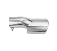 1 PCS For Civic 10th Gen 4dr Sedan 2016 2017 Exterior Accessories Rear Exhaust Muffler Tip End Pipe QAQMHVCVB(Silver)