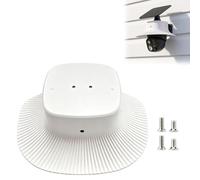 1 Pcs for Eufy S340 Rain Cover, Waterproof Sun Rain Shade Camera Cover for eufy Security SoloCam S340, White, with 4 Pcs Screws