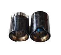 1 Pcs Forged Carbon M2 M3 M4 Exhaust Tip Compatible With F20 F21 F32 F36 M135i M235i M345i M240i M340i M440i Black Muffler Tip(ID 67MM-OD 105MM)