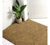 1 Pcs Front Door Mat,Dirt Trapping Outdoor Welcome Mats,Low Profile Front Doormat With Striped Pattern For Hallway,Home(Size:50x80cm(19.7x31.5inches),Color:Brown)