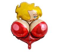 1 Pcs Funny Prank Large Bachelorette Party Balloon Inflatable Hen Bridal Decorations Shower Inflatable Balloon Photo Prop Supplies Decoration Tool Wedding Game Toy Set N15