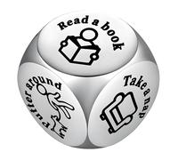 1 PCS Funny Retirement Gifts for Men, Mens Retirement Gifts Decision Dice 6 Sided Different Designs, Retirements Gift for Men Farewell Leaving Funny Gift Ideas for Mum Dad Colleagues