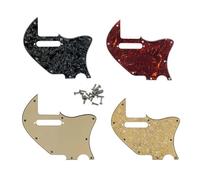 1 Pcs Guitar Parts For 9 Hole Screws US Tele Merle Haggard F With Pickup Thinline Pickguard Multiple Colors(3 Ply parchment)