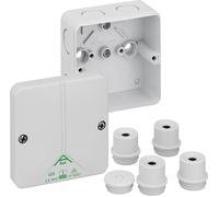 1 pcs - Gunther Spelsberg Abox m 025 Series Grey Polystyrene Junction Box, IP54,