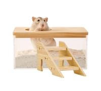 1 Pcs Hamster Sand Bath, Hamster Bath, Sand Bath For Syrian Hamster, Hamster Bath Container With Ladder, Pet Supplies, For Small Animal Toilet Bathtub Hamster Dig Box Shower And Digging Room Litter