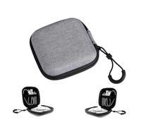 1 PCS Headphone Storage Case, Portable Hard Shell Earbud Protective Bag, Compact Zipper Earphone Holder for Wired Mini Headset