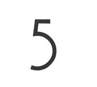 1 Pcs Hebrew Letters House Number Room Door Acrylic 3D Digital Wall Art DIY Alphabet Home Decor Plate(29)