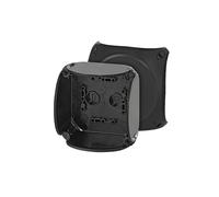 1 pcs - HENSEL Black Polycarbonate Junction Box, IP66, IP67, 104 x 104 x 70mm
