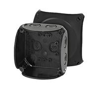 1 pcs - HENSEL ENYCASE DK Series Black Polycarbonate Junction Box, 93 x 93 x 62m