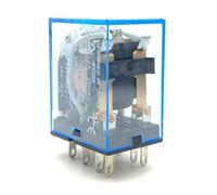 1 PCS,HH52P,MY2NJ,DPDT, Coil Generalelectromagnetic Intermediate Relay Switch WithSocket Base LED AC 110/220V,DC 12/24V (Color : No Socket, Size : AC12V)