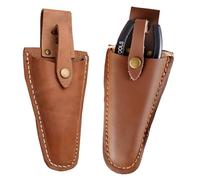 1 pcs Holster,Tool Belt Pouch,Durable Leather Sheath Pouch Holder Gardening Tools Holster Belt Case for Garden Pruning Pliers Shears Scissors or Knife,Tools Gifts for Men Dad Husband Him