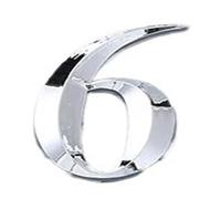 1 Pcs House Number Door Plate Home Street Mailbox Hotel Stickers 5cm/7cm(5cm Silver,Number 6)