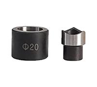 1 Pcs Hydraulic Knockout Punch Driver Kit Hole Die,New Set with Precision Hole Dies for Electrical Conduit & Metal Pipes (20mm)