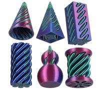 1 PCS Impossible Cone, Fidget Cone, 3D Shaped Design, 6-Piece Set, Colorful Appearance, Suitable For Desk Decorators, Office Users, Accessory Collectors And 3D Shape Enthusiasts