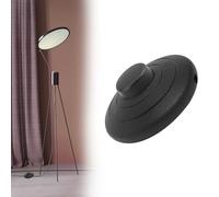1 PCS In-Line Floor Lamp Foot Switch Round Foot Pedal Switch for Standard Lamps 250v 2a Round Lamp Foot Push Switch Compatible with 2 or 3 Core Flex for Floor & Standing Lamp, Table Lights