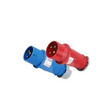1 Pcs Industrial Plug IP44 Waterproof and Rainproof Power Plug Outdoor Surface Mounted Portable Mobile Power Plug(SP-1231 4P 63A)