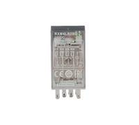 1 Pcs Intermediate relay RXM2LB/4LB 2F7 small 2AB/4AB 2F7 relay AC110/120V(4LB2BD 14 pins 4 open DC24V 3A)