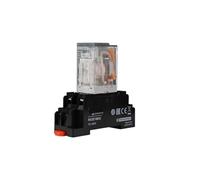 1 Pcs Intermediate relay RXM2LB/4LB 2F7 small 2AB/4AB AC110/120V(8 pin relay set DC24V base 5A)