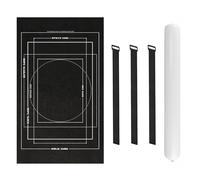 1 Pcs Jigsaw Roll Mat, for 1500 Piece Jigsaw Puzzle, Puzzle Boards Foldable, Great Gift for Kids and Adults (Black)