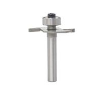 1 PCS Joint Slot Cutter Durable T Slot Router Bit 1/4" Shank 2mm Slot Cutter Bit Biscuit Jointer Router Bit for Knock On Furniture Campervan Motorhome