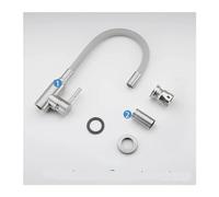 1 Pcs Kitchen Faucet Flexible Spout Kitchen Sink Faucet Colored Hose Without Water Pipe 360 Degree Swivel Hot and Cold Water Sink Mixer Without Water Pipe (Color : A1114N-T4-NoHoses)