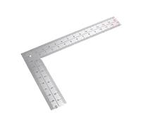 1 Pcs L Shaped Ruler, Right Angle Framing Square Tool, 15cm x 10cm / 6 x 4 Inch Precision Stainless Steel Measuring Ruler for Woodworking, Carpenter Engineer Layout and Framing Projects