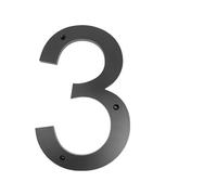 1 pcs Large 30cm House Number Outdoor Floating Sign Modern Door Numbers Building Signage Address Street(No. 3)