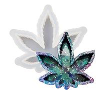 1 Pcs Leaf Maple Resin Mold, Weed Ashtray Silicone Molds, Leaf Tray Mold Ideal for Jewelry Storage Box Handmade Crafts Home Decoration (M590)