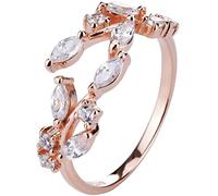 1 Pcs Leaves Shape Woman's Ring Fashion Beautiful Open Ring Jewelry Accessories Ring Can Be Adjustable Lover Gift Rose Gold Stylish Nice processing