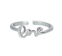 1 Pcs Lettering 'Love' Shape Woman's Ring Fashion Beautiful Open Ring Jewelry Accessories Ring Can Be Adjustable Lover Gift Practical and attractive