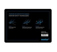 1 pcs - MARTOR Black Cutting Mat, L210mm x W148mm