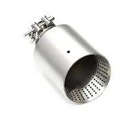 1 Pcs Matte Stainless Steel Car Exhaust Tip System Pipe For Vw Gti Mk7 For Golf7 Universal Nozzle 60mm 63mm Muffler Rear Tail Throat(ID66MM OD89MM)