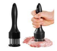1 PCS Meat tenderizer Needle Tool, Meat Tenderizer Tool, Sharp Steak Tenderizer, Suitable for Cooking Various Meats in The Kitchen, Such as Chicken Breast, Pork, Chicken, Fish, Beef, Lamb, etc(Black)